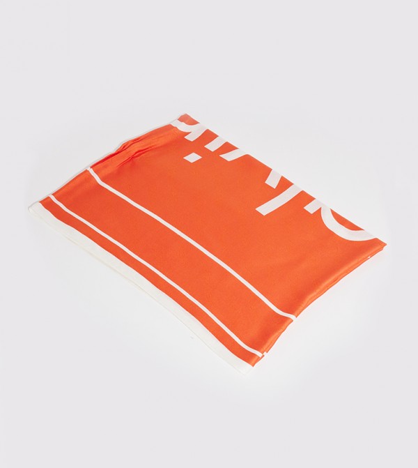 Calvin Klein  Woven Scarves - Red Knitted Scarves