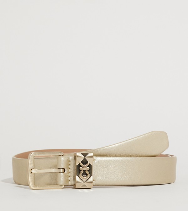 كالفين كلاين  أحزمة - ذهبي Leather Belts