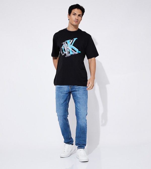 Calvin Klein Calvin Klein - Black Round Neck T-Shirts