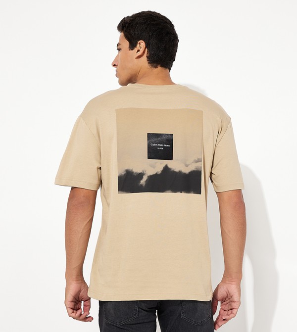 Calvin Klein Jeans Calvin Klein Jeans - Beige Casual T-Shirts
