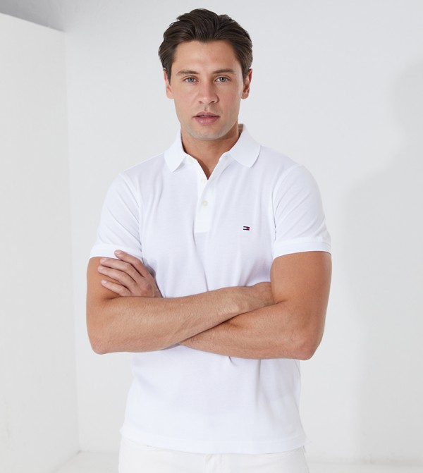 Tommy Hilfiger tabby days - White Polo T-shirts