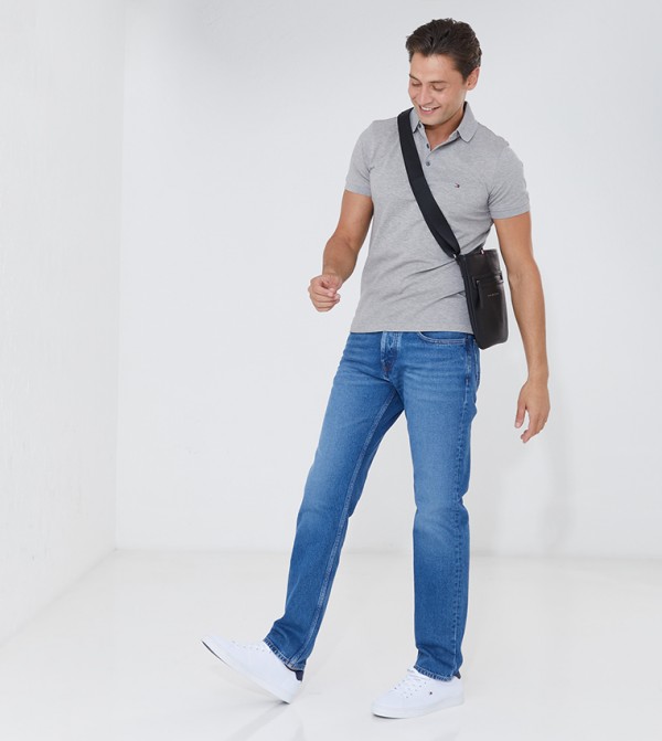 Tommy Hilfiger  T-Shirts - Grey Polo T-shirts