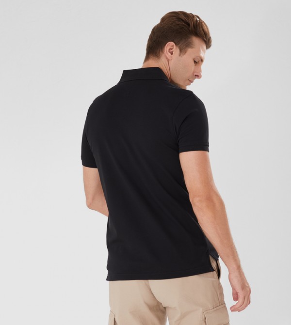 Tommy Hilfiger  - Black Polo T-shirts