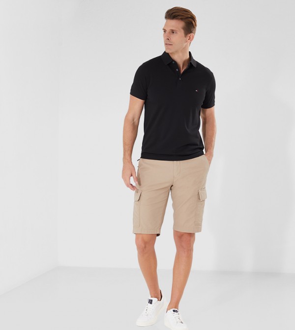 Tommy Hilfiger  - Black Polo T-shirts