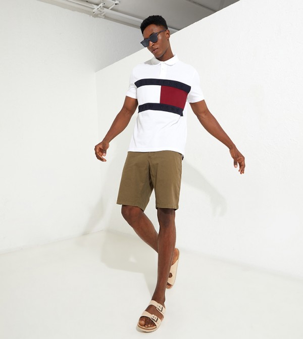 Tommy Hilfiger  - Green Chino Shorts