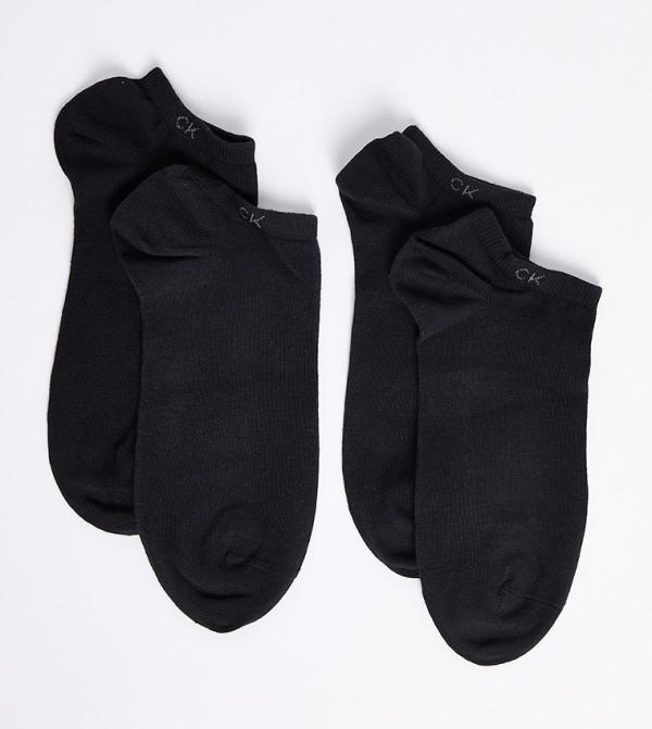 كالفين كلاين  جوارب مخفية - أسود Ankle Length Socks