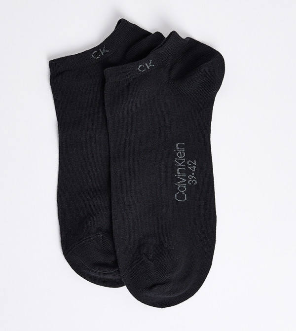 كالفين كلاين  جوارب مخفية - أسود Ankle Length Socks