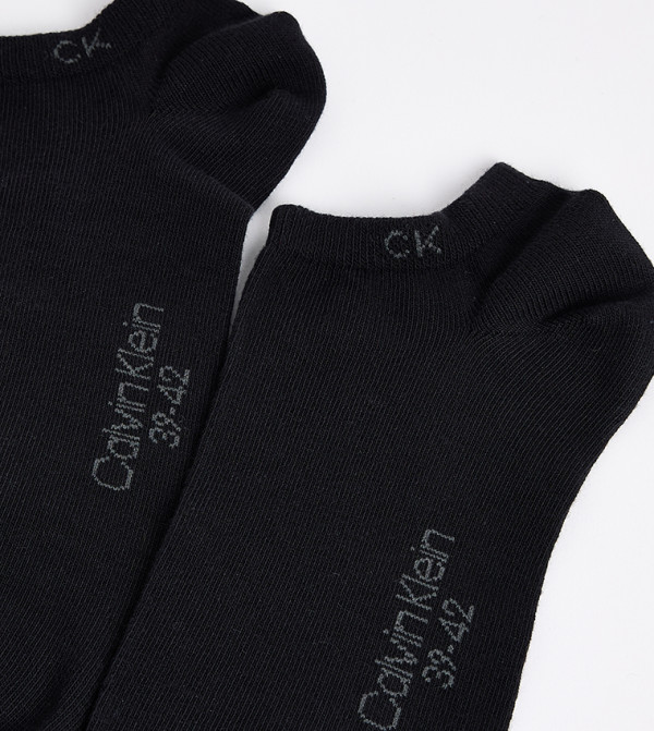 كالفين كلاين  جوارب مخفية - أسود Ankle Length Socks