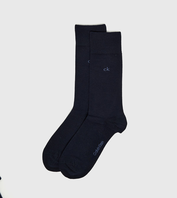 كالفين كلاين جوارب - كحلي Calf Length Socks
