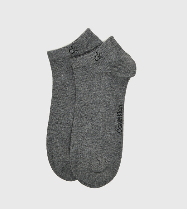 كالفين كلاين جوارب - رمادي Ankle Length Socks