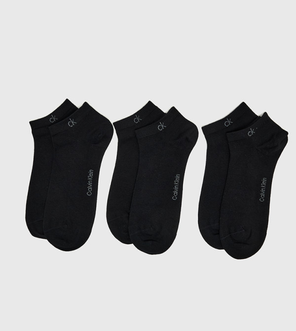 كالفين كلاين  جوارب للكاحل  - أسود Ankle Length Socks