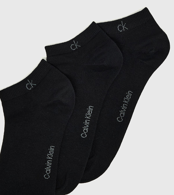 كالفين كلاين  جوارب للكاحل  - أسود Ankle Length Socks