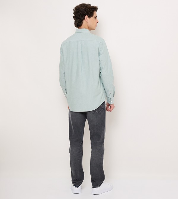 Tommy Hilfiger  Shirts - Green Long Sleeves
