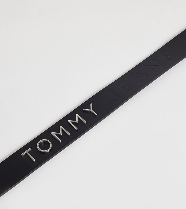 Tommy Jeans  Leather Belts - Black Leather Belts