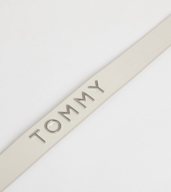 Tommy Jeans  Leather Belts - Off White Leather Belts
