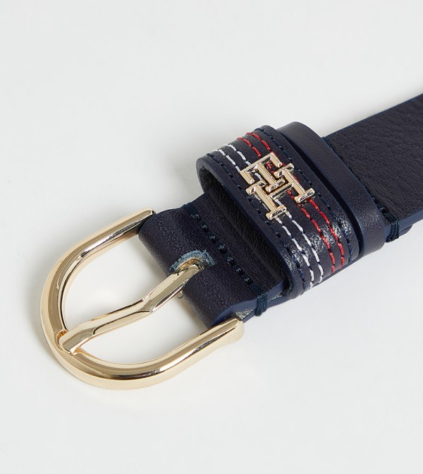تومي هيلفيغر  أحزمة - كحلي Leather Belts