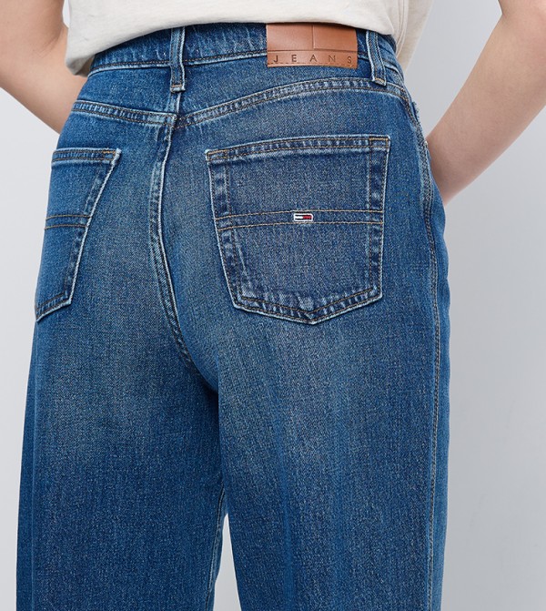 تومي هيلفيغر  - أزرق Wide Leg Jeans