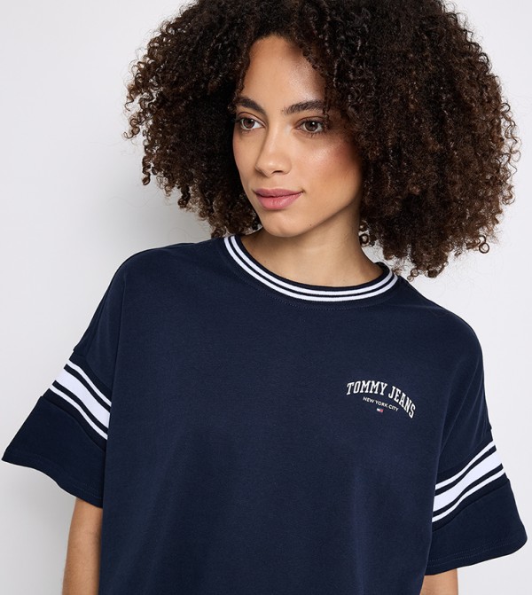 Tommy Jeans TOMMY JEANS - Navy Casual T-Shirts