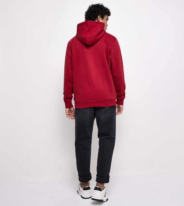 Tommy Hilfiger  Hoodies & Sweatshirts - Red Hoodies