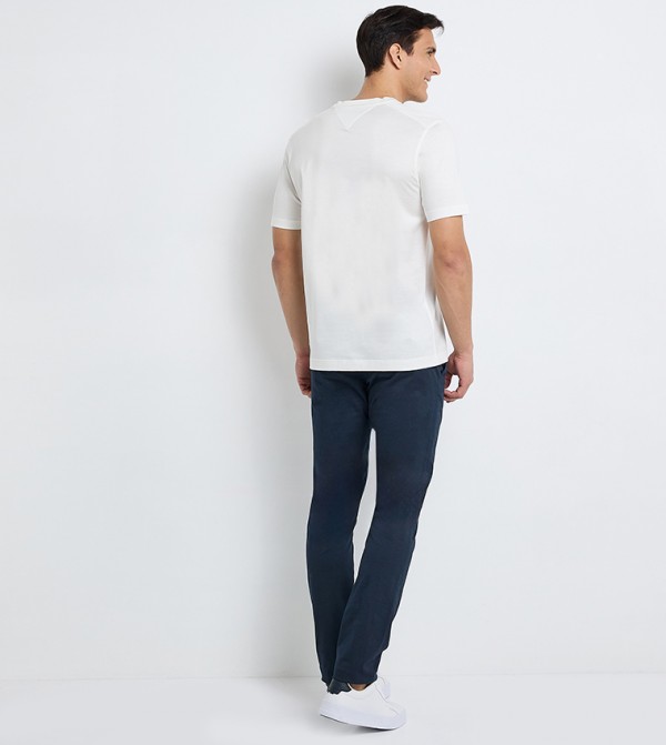 Tommy Hilfiger T-Shirts - White Round Neck T-Shirts