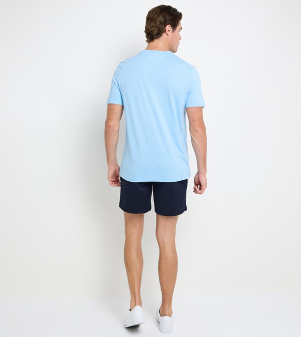 Tommy Hilfiger Tommy Hilfiger - Blue Round Neck T-Shirts