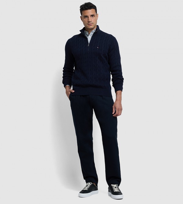 Tommy Hilfiger  V-neck Sweaters - Navy V-neck Sweaters