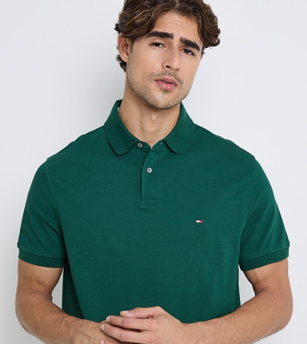Tommy Hilfiger T-Shirts - Green Polo T-shirts