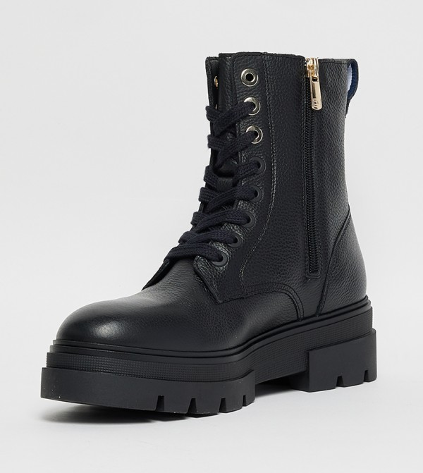 تومي هيلفيغر  أبوات - أسود Ankle length Boots