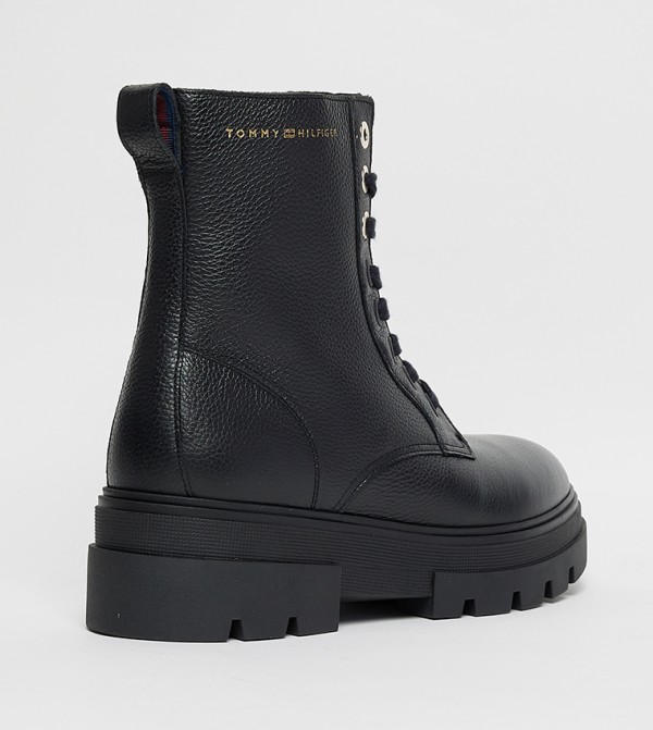 تومي هيلفيغر  أبوات - أسود Ankle length Boots