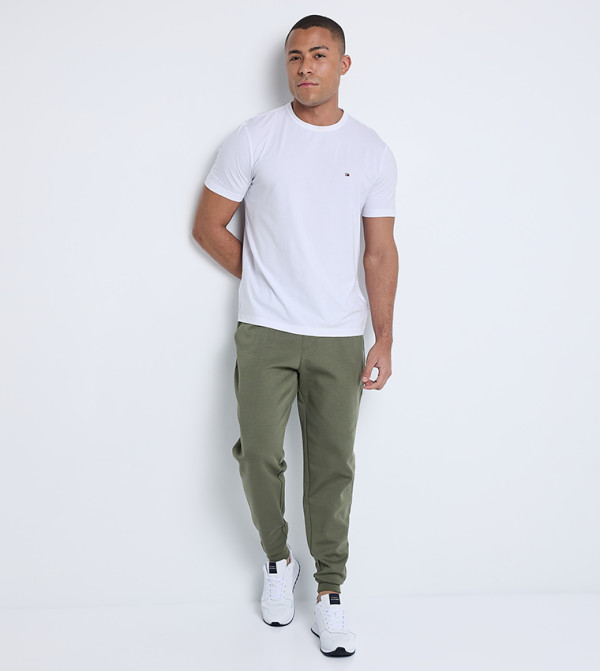 Tommy Hilfiger - White Round Neck T-Shirts