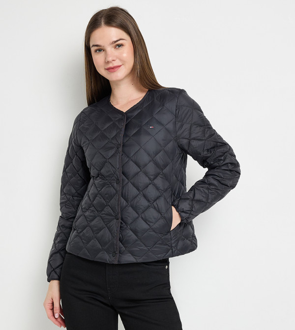 Tommy Hilfiger - Black Puffer & Quilted Jackets