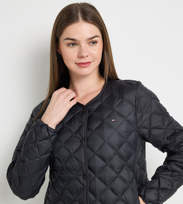 Tommy Hilfiger - Black Puffer & Quilted Jackets