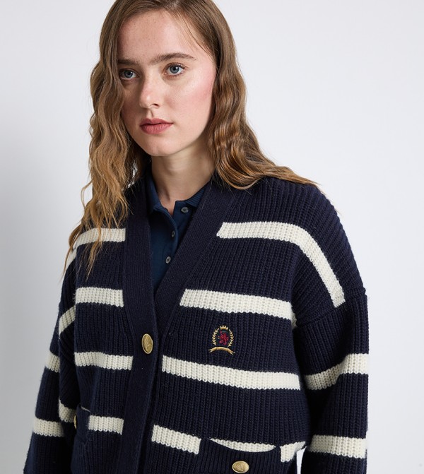 تومي هيلفيغر تومي هيلفيغر - كحلي V-neck Sweaters