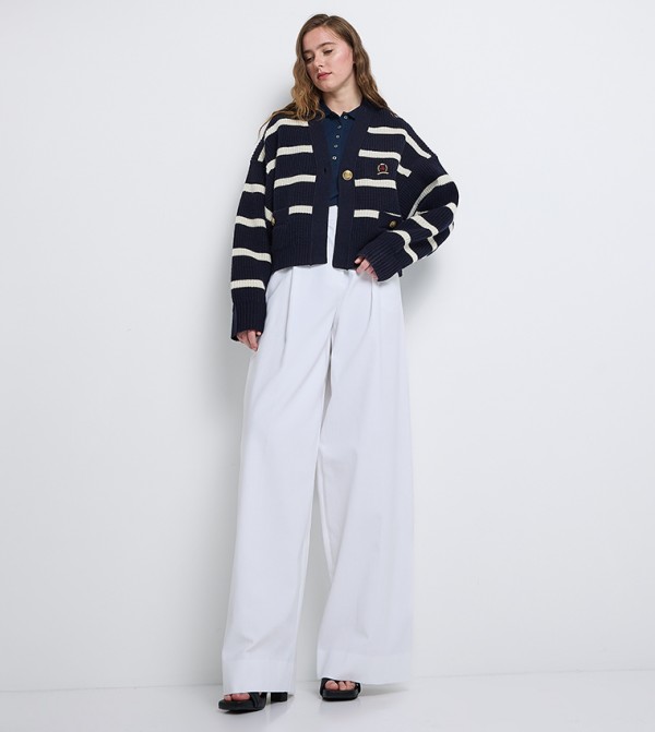 تومي هيلفيغر تومي هيلفيغر - كحلي V-neck Sweaters