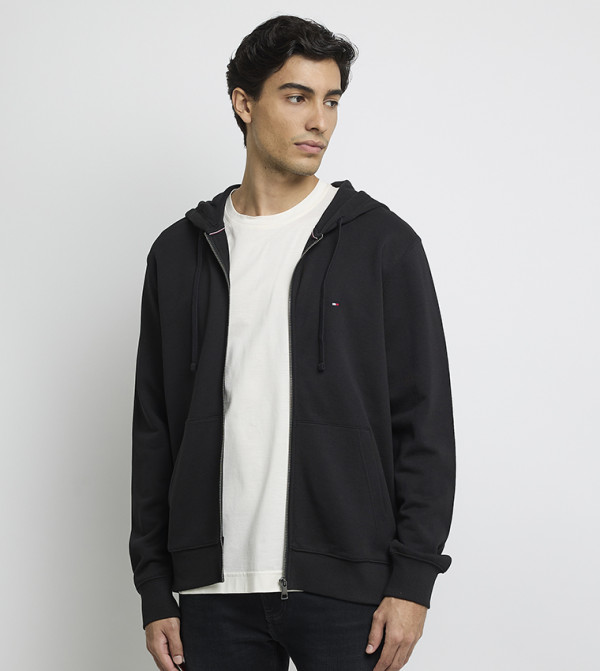 Tommy Hilfiger  Casual Jackets - Black Casual Jackets