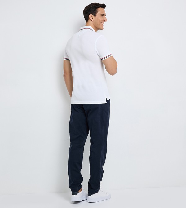 Tommy Hilfiger  Polo T-Shirts - White Polo T-shirts