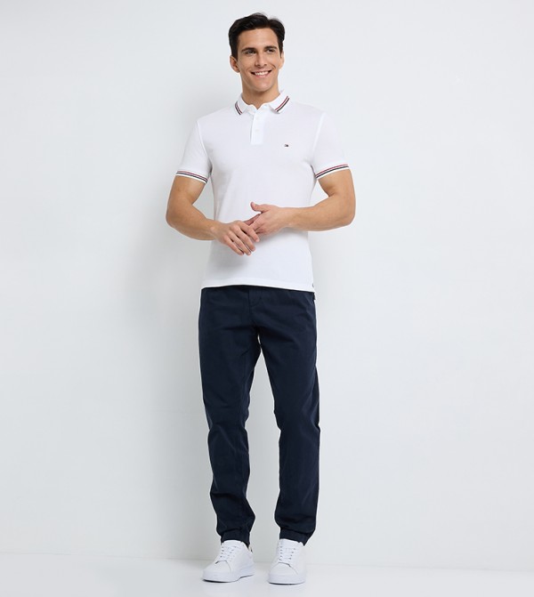 Tommy Hilfiger  Polo T-Shirts - White Polo T-shirts