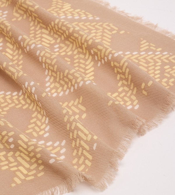 Tommy Hilfiger  Scarves - Beige Woven Scarves