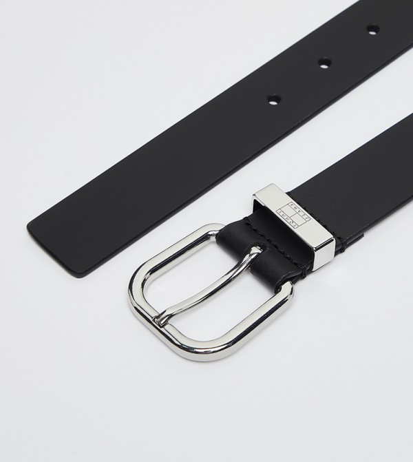 Tommy Jeans  Belts - Black Leather Belts