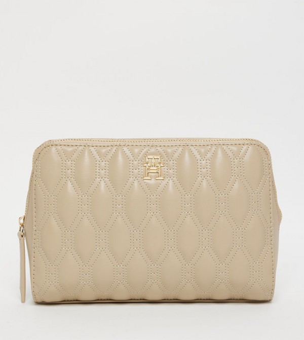 Tommy Hilfiger  Cosmetic Bags - Beige Cosmetic Organizers