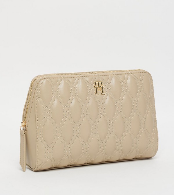 Tommy Hilfiger  Cosmetic Bags - Beige Cosmetic Organizers