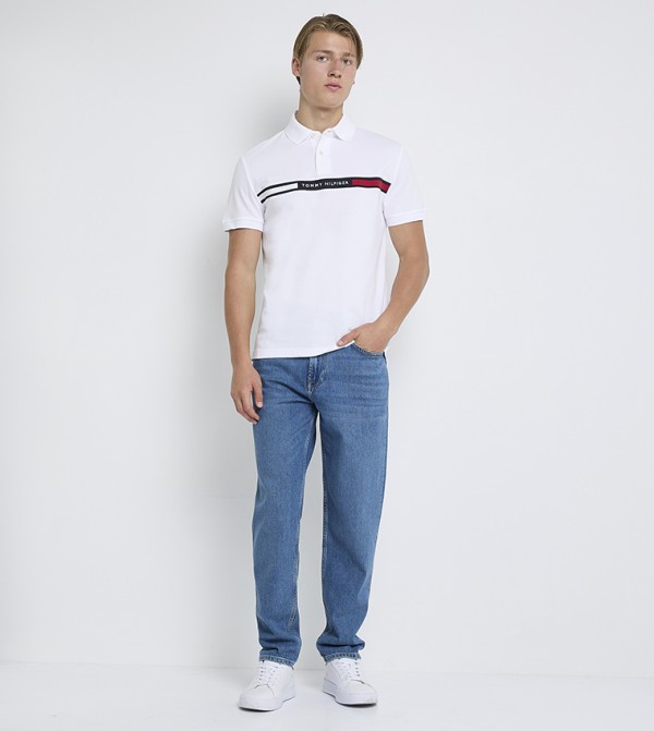 Tommy Hilfiger T-Shirts - White Polo T-shirts