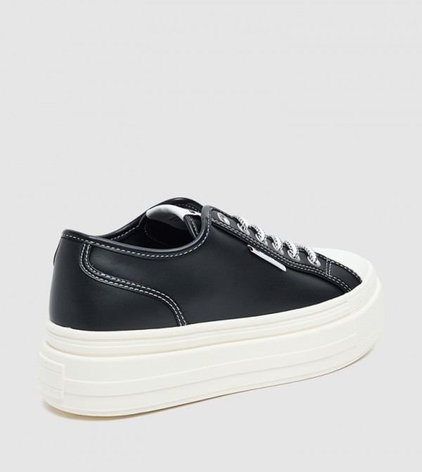 تومي جينز تومي جينز - أسود أحذية برقبة منخفضة 