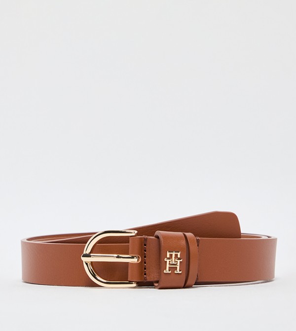 تومي هيلفيغر  أحزمة - حنطي Leather Belts