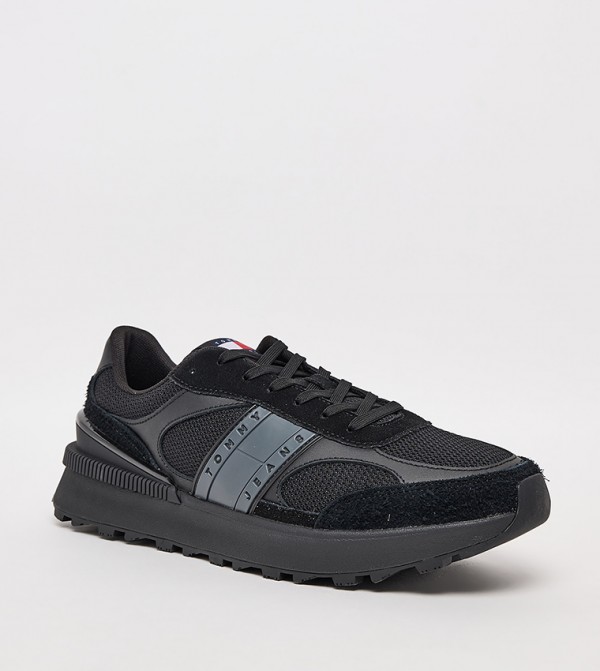 تومي جينز تومي جينز - أسود أحذية برقبة منخفضة 