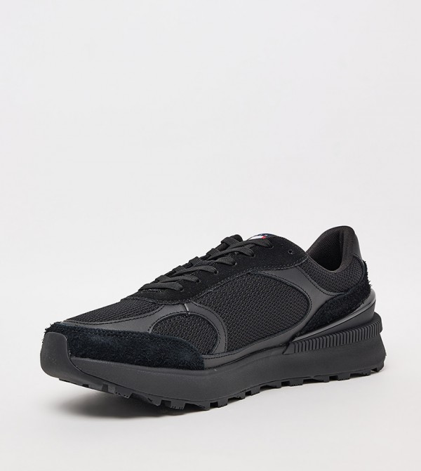 تومي جينز تومي جينز - أسود أحذية برقبة منخفضة 