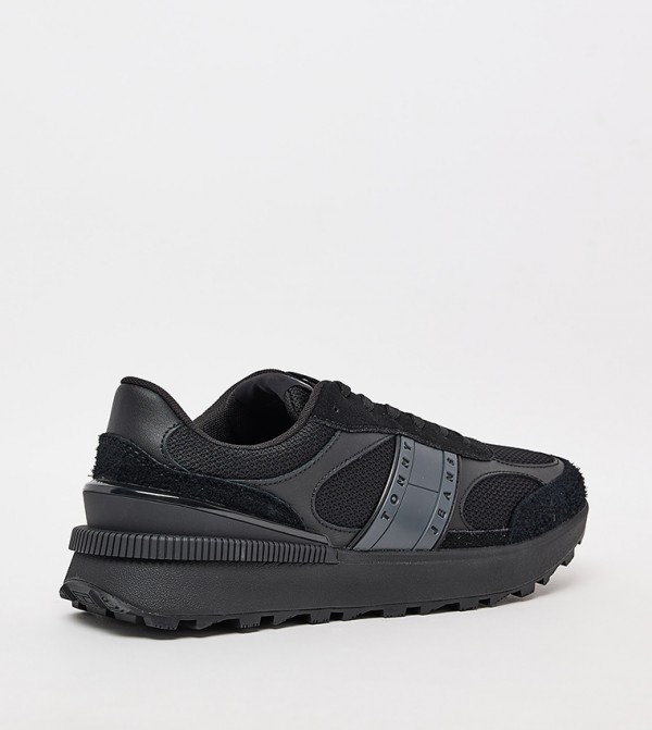 تومي جينز تومي جينز - أسود أحذية برقبة منخفضة 