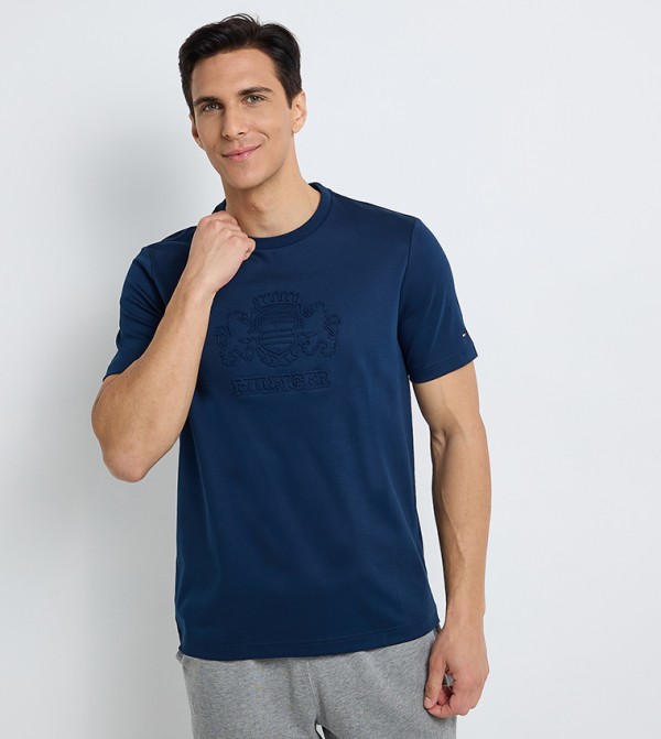 Tommy Hilfiger Tommy Hilfiger - Blue Round Neck T-Shirts