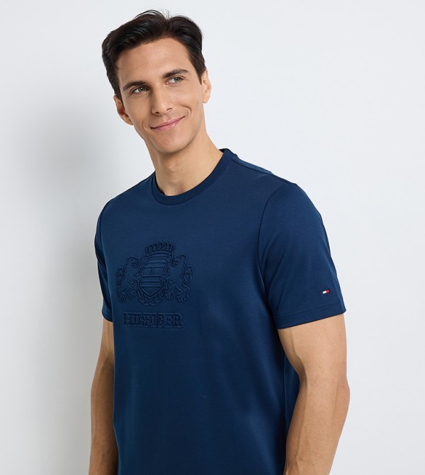 Tommy Hilfiger Tommy Hilfiger - Blue Round Neck T-Shirts
