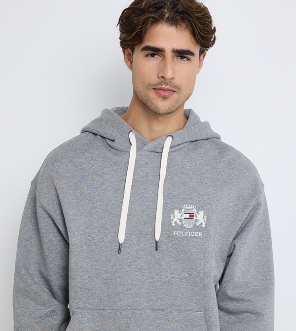 Tommy Hilfiger  Hoodies & Sweatshirts - Grey Hoodies